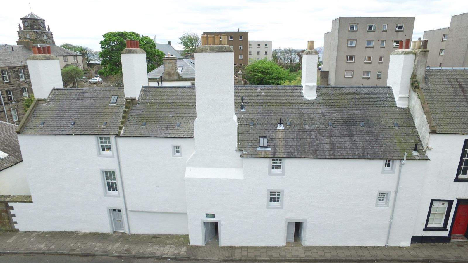 Mary's family home as it is today converted into flats